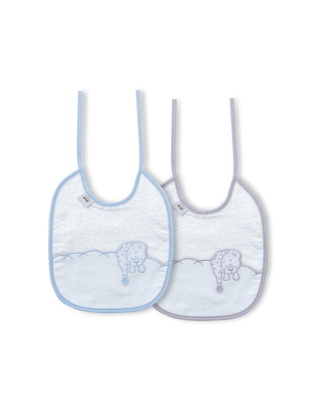 BABEROS OSO LUNA PACK DE 2  INTERBABY