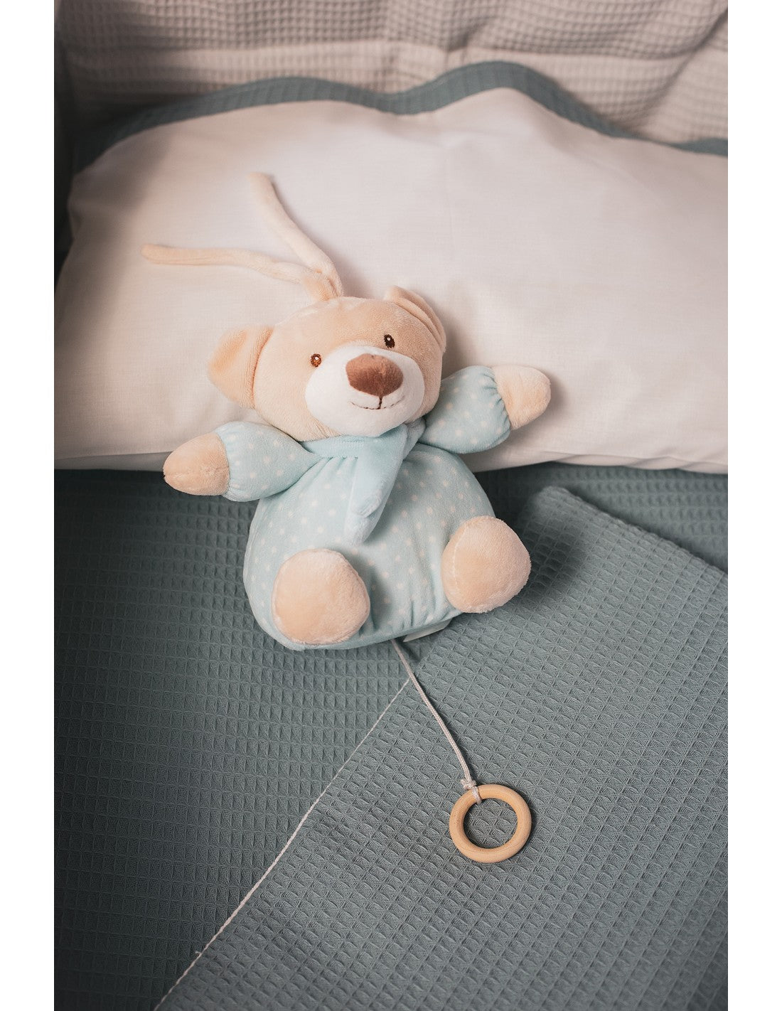PELUCHE MUSICAL OSO. INTERBABY — ROSA