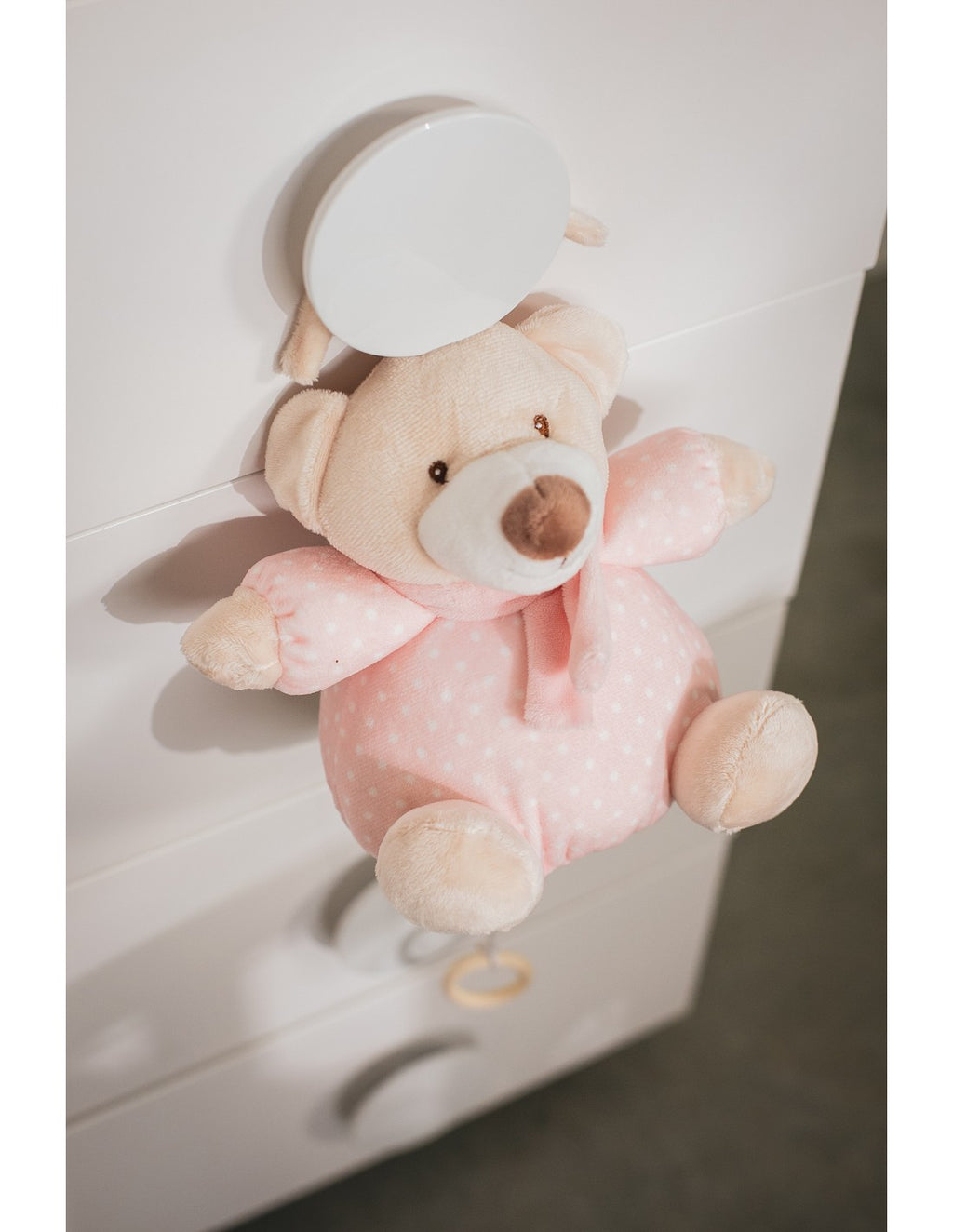 PELUCHE MUSICAL OSO. INTERBABY — ROSA