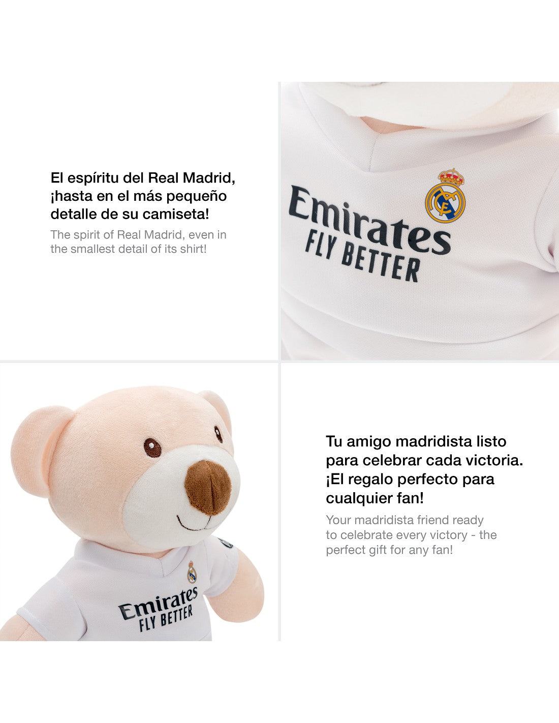 MUÑECO OSO REAL MADRID