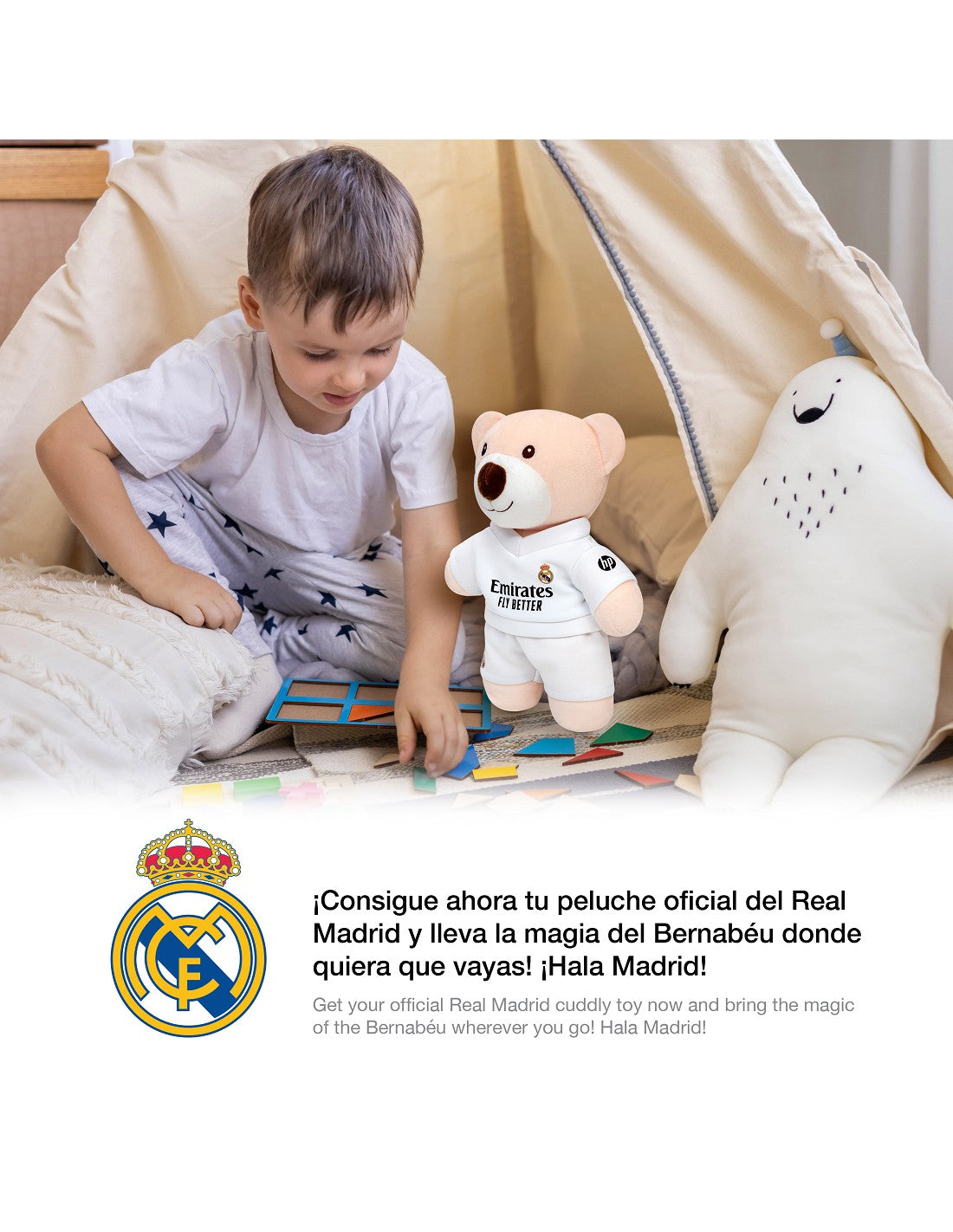 MUÑECO OSO REAL MADRID
