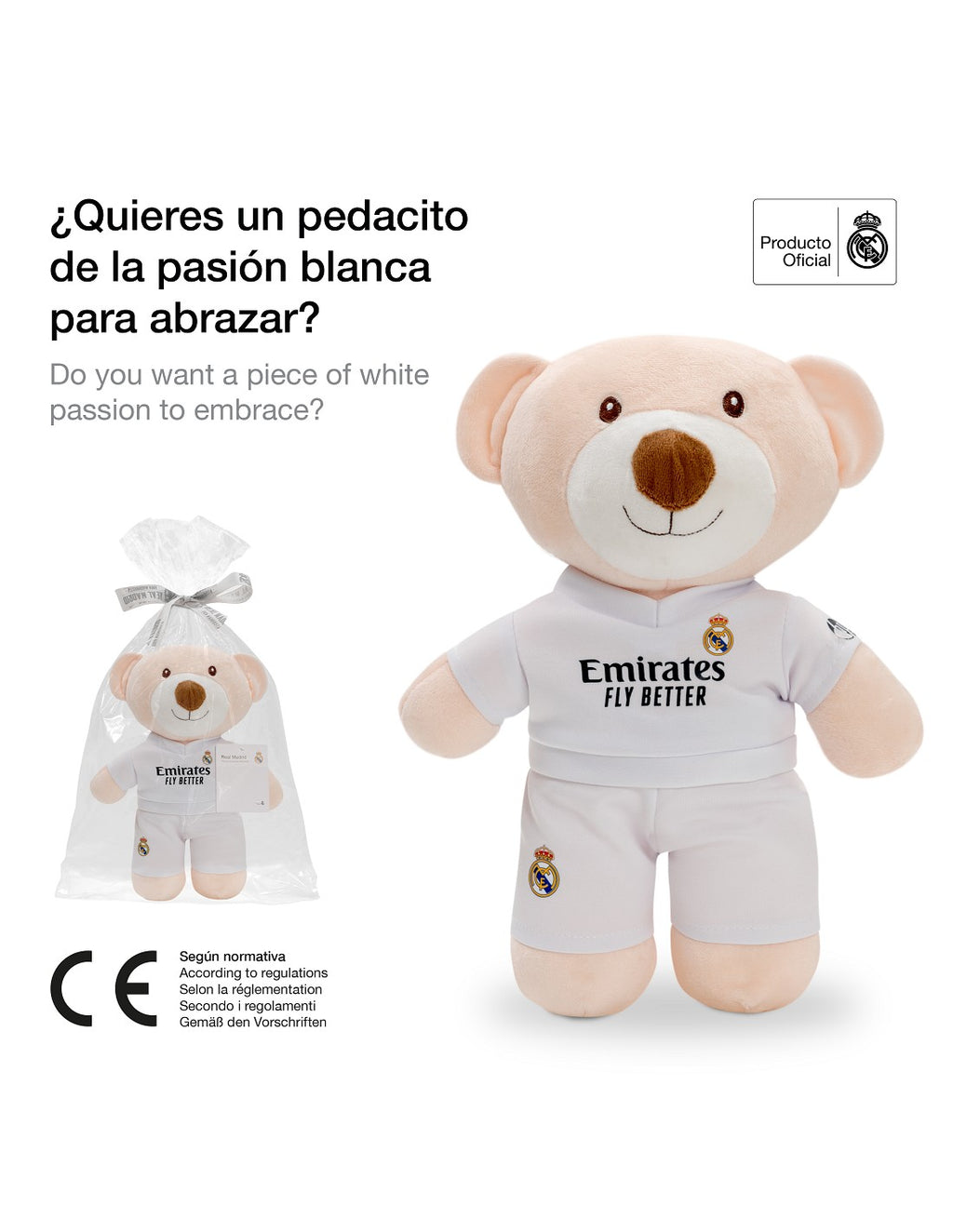 MUÑECO OSO REAL MADRID