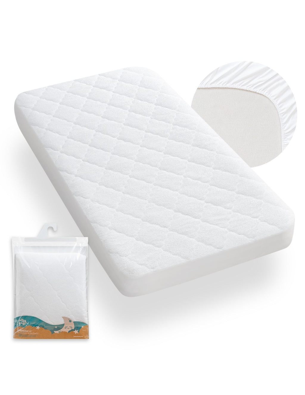 PROTECTOR DE MINICUNA ACOLCHADO INTERBABY