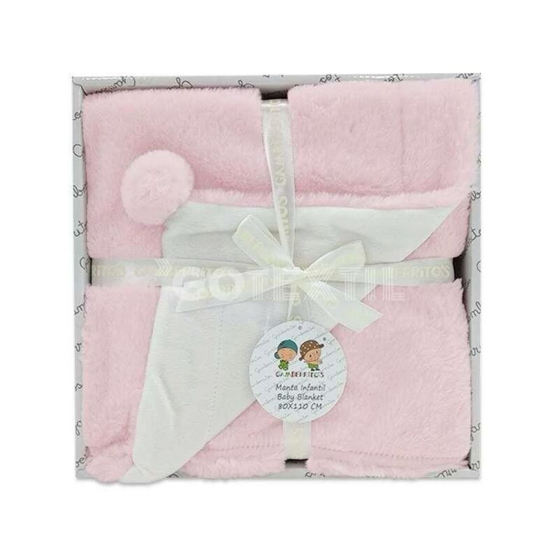 MANTA BEBE BORLAS GAMBERRITOS (80X110)