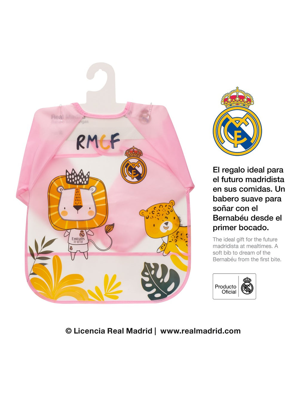BABERO CON MANGAS DEL REAL MADRID