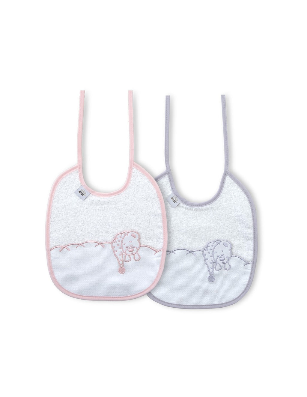 BABEROS OSO LUNA PACK DE 2  INTERBABY