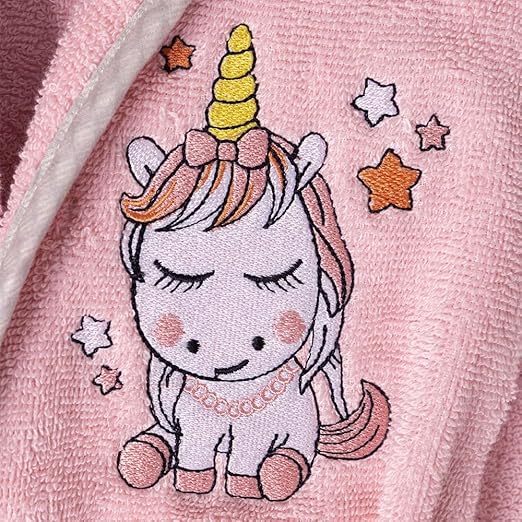 ALBORNOZ FUCSIA Y ROSA UNICORNIO INTERBABY (2-8años) — 2/4 AÑOS ROSA