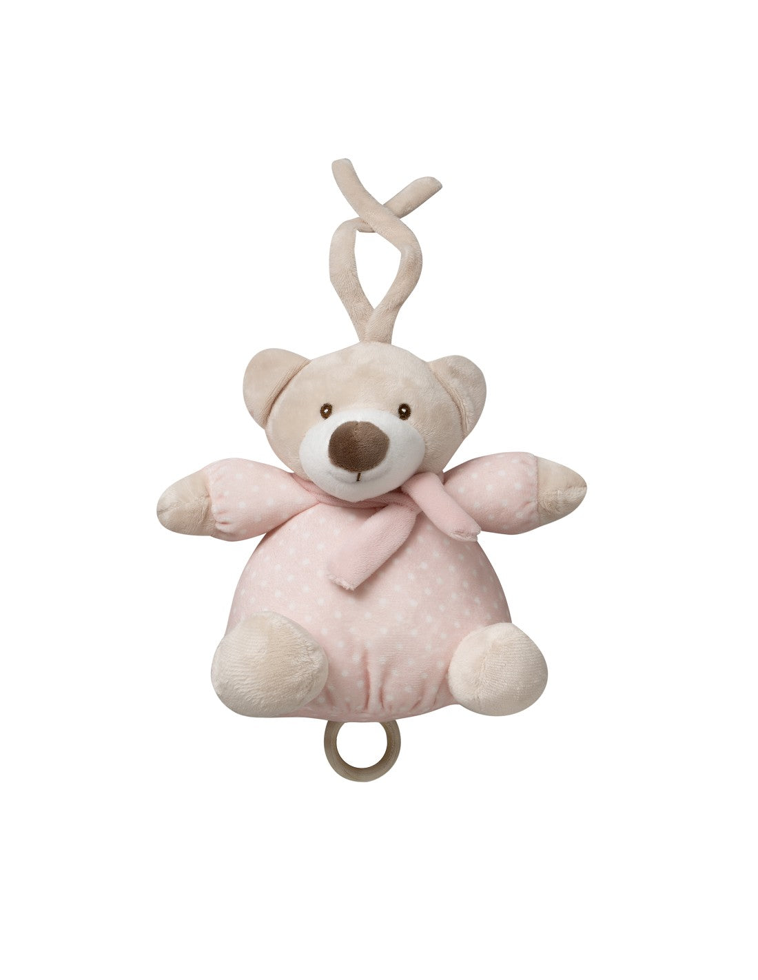 PELUCHE MUSICAL OSO. INTERBABY — ROSA