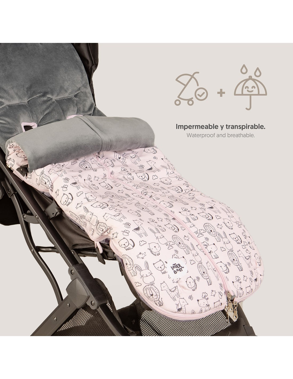 SACO UNIVERSAL DE SILLA DE PASEO INTERBABY ANIMALES