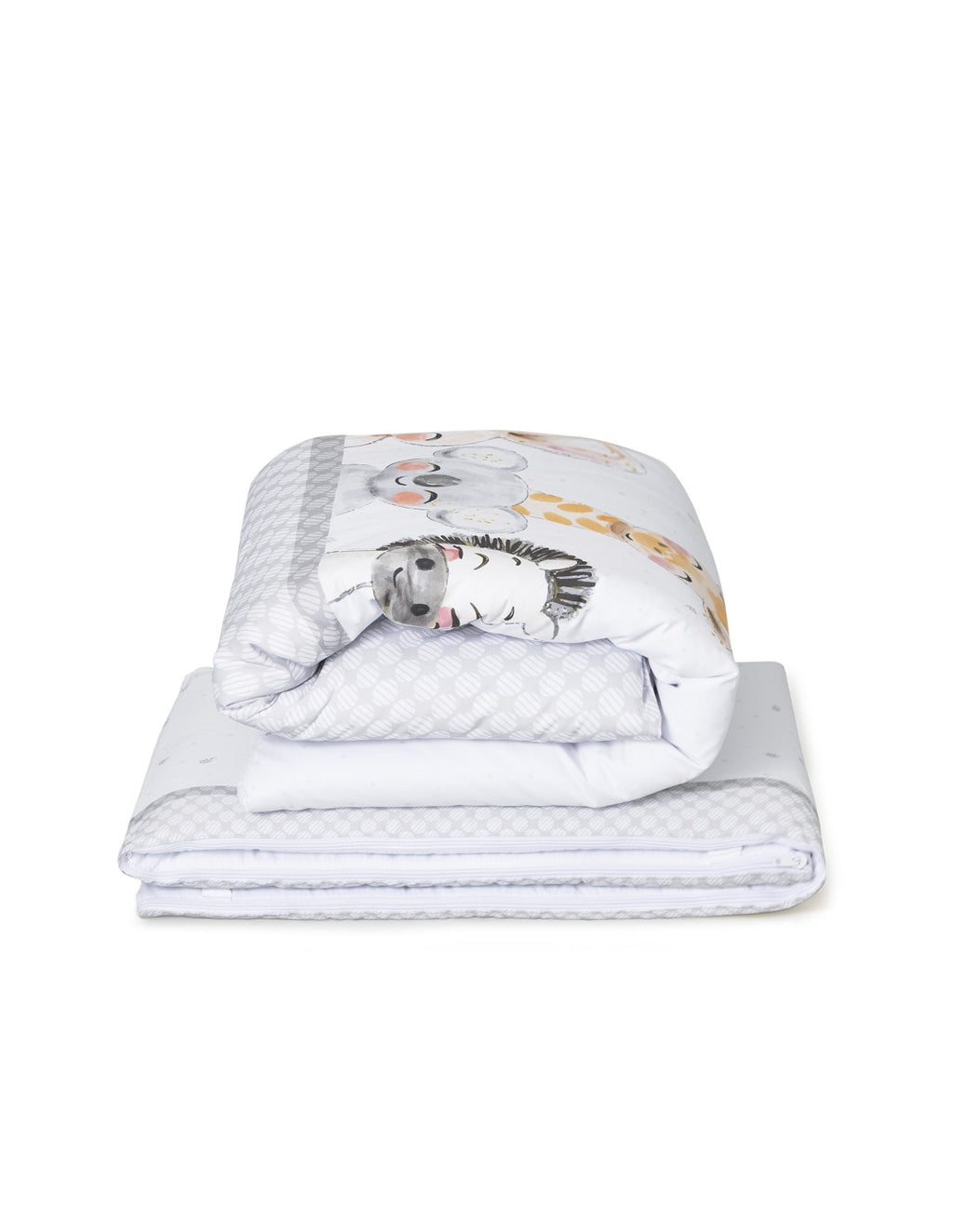 SET DE 2 PIEZAS FUNDA NORDICA Y CHICHONERA ACUARELA