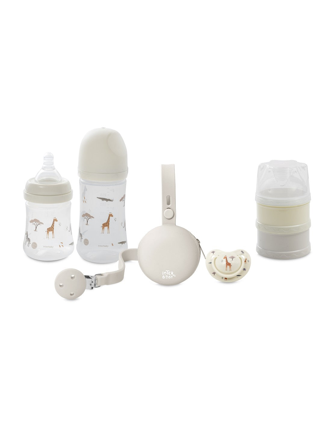 SET REGALO PARA BEBE 6 PIEZAS SAVANNA INTERBABY
