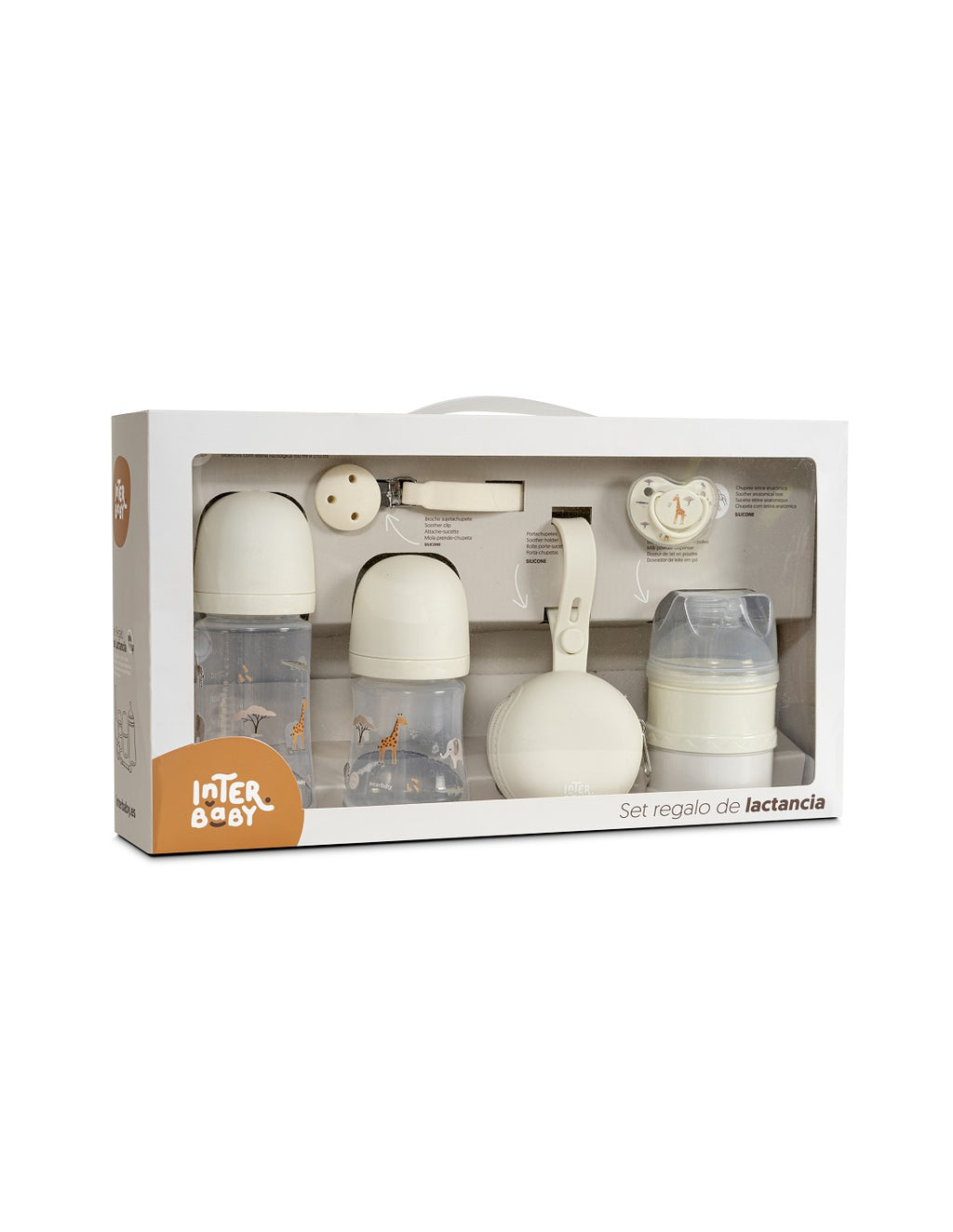SET REGALO PARA BEBE 6 PIEZAS SAVANNA INTERBABY