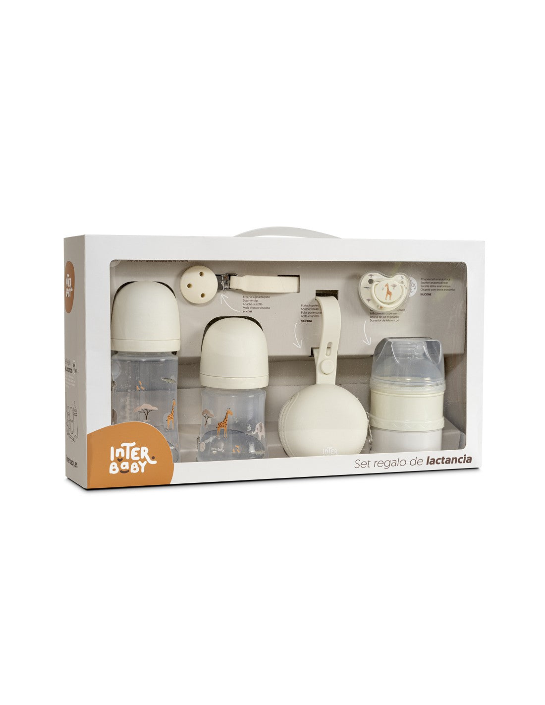 SET REGALO PARA BEBE 6 PIEZAS SAVANNA INTERBABY