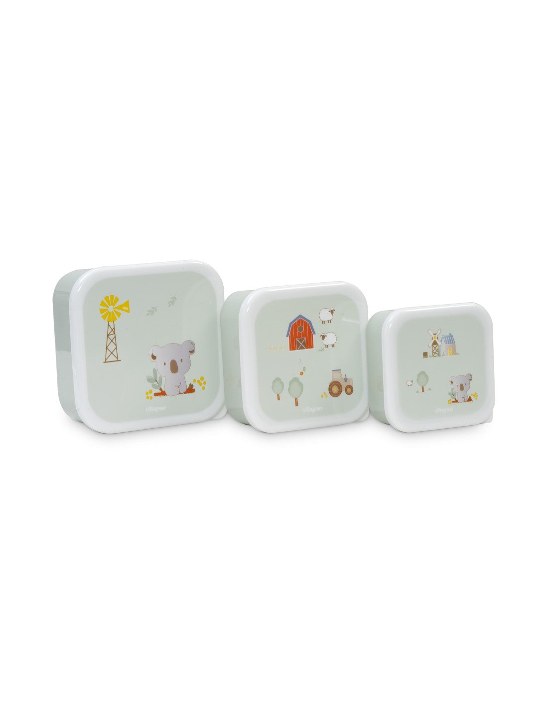 PACK ALIMENTACION 3 TUPPERS KOALA GRANJA INTERBABY
