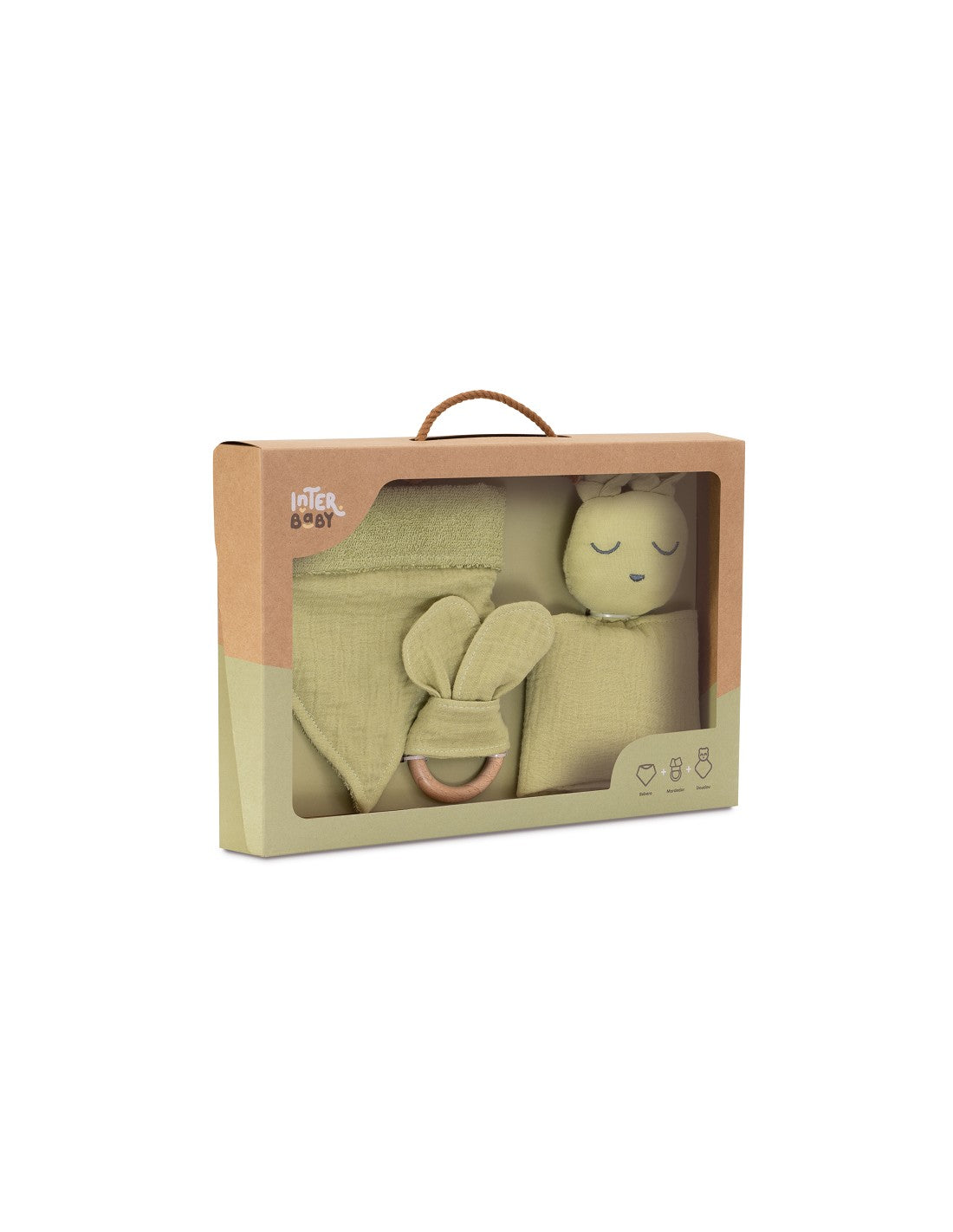 SET DE 3 PIEZAS BAMBU. INTERBABY