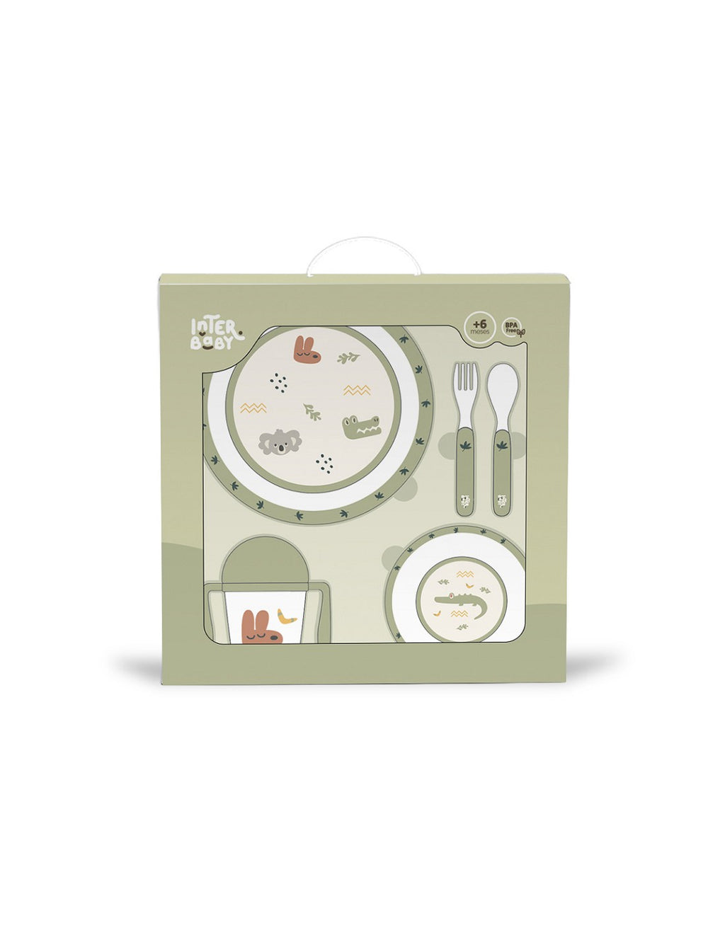 SET DE VAJILLA 5 PIEZAS AUSTRALIA. INTERBABY