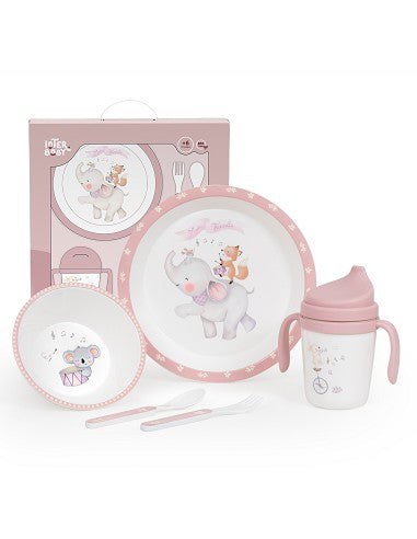 SET DE VAJILLA 5 PIEZAS MUSIC. INTERBABY