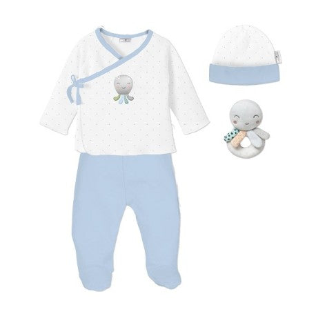SET DE 4 PIEZAS RECIEN NACIDO PULPO INTERBABY