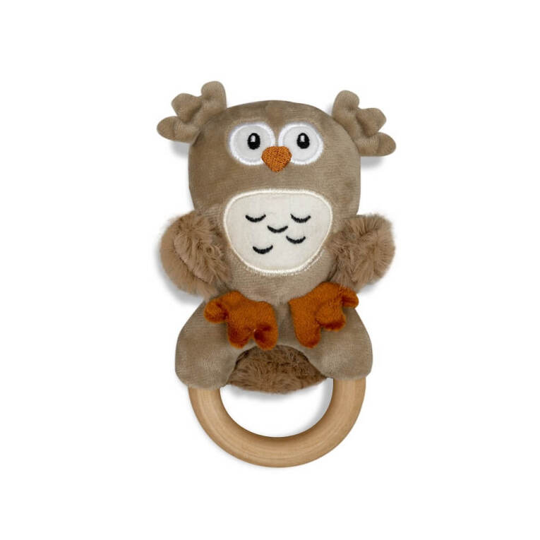 SET DE 3 PIEZAS BUHO BEIGE RECIEN NACIDO INTERBABY