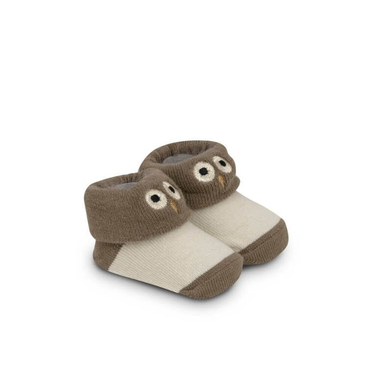 SET DE 3 PIEZAS BUHO BEIGE RECIEN NACIDO INTERBABY