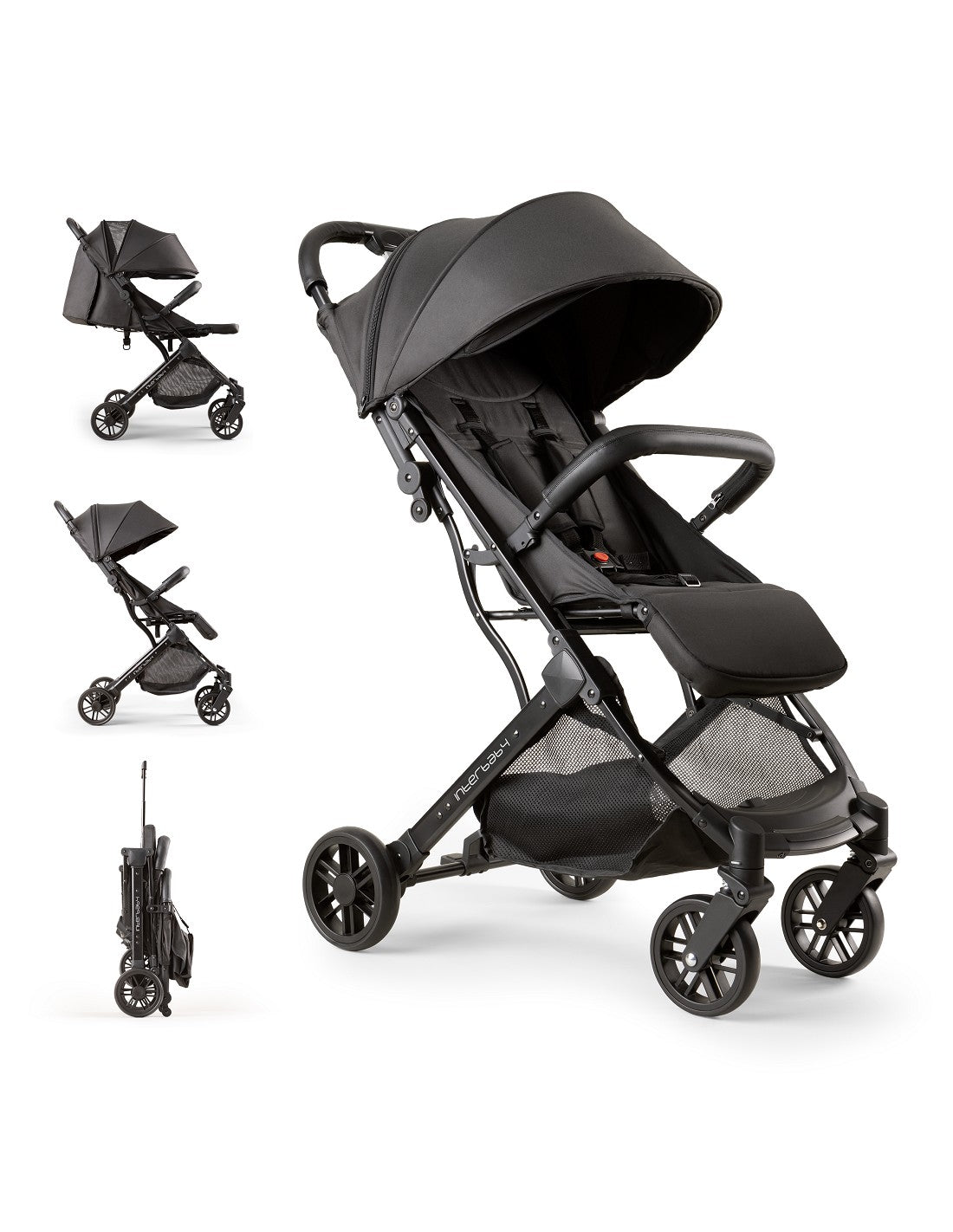 SILLA DE PASEO MINIMUM SPACE PLUS GRIS. INTERBABY