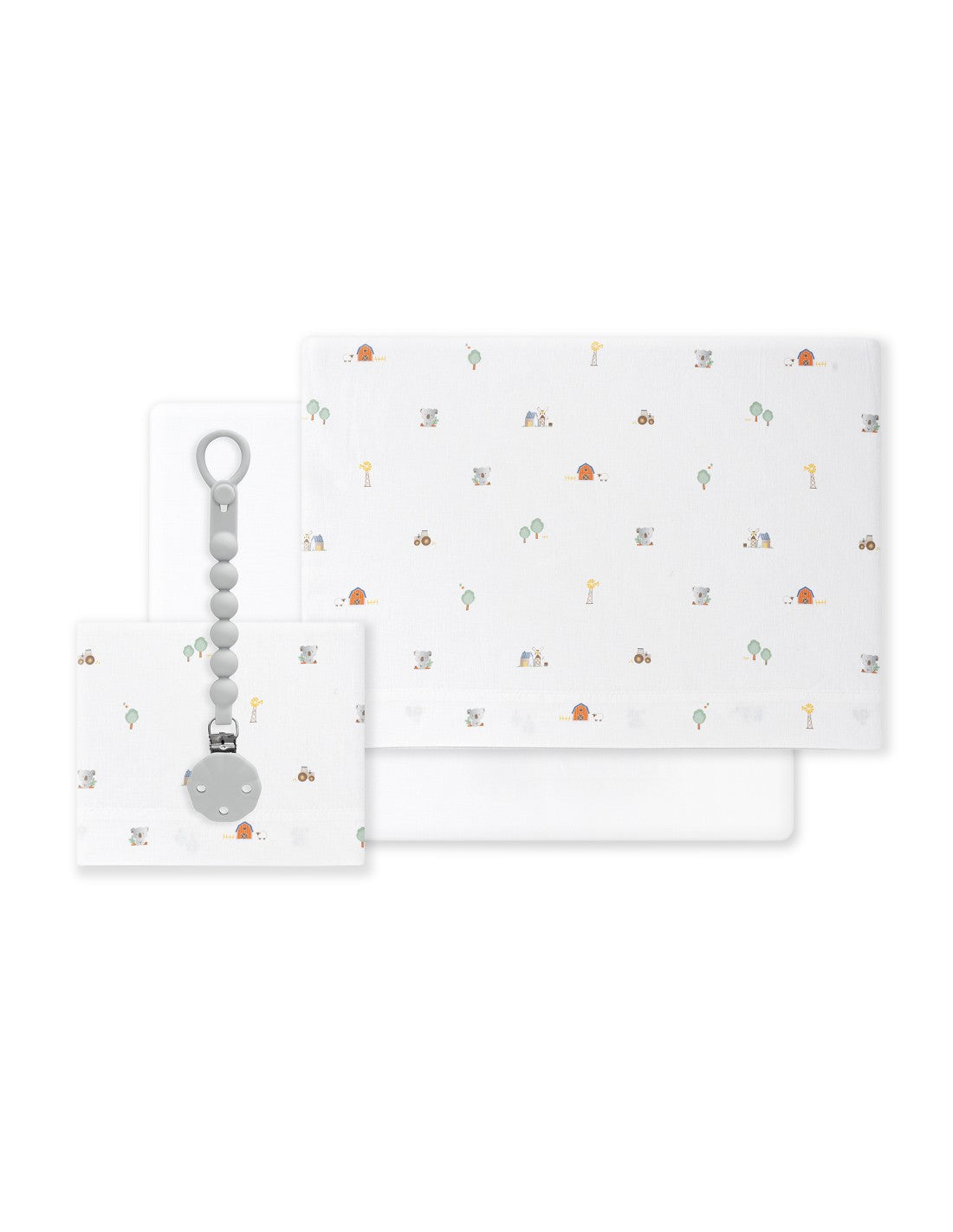 SET DE SABANAS CUNA COLECCIÓN KOALA INTERBABY