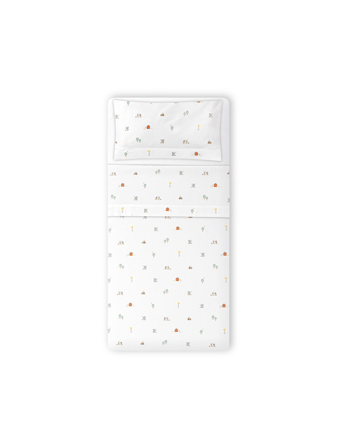 SET DE SABANAS CUNA COLECCIÓN KOALA INTERBABY