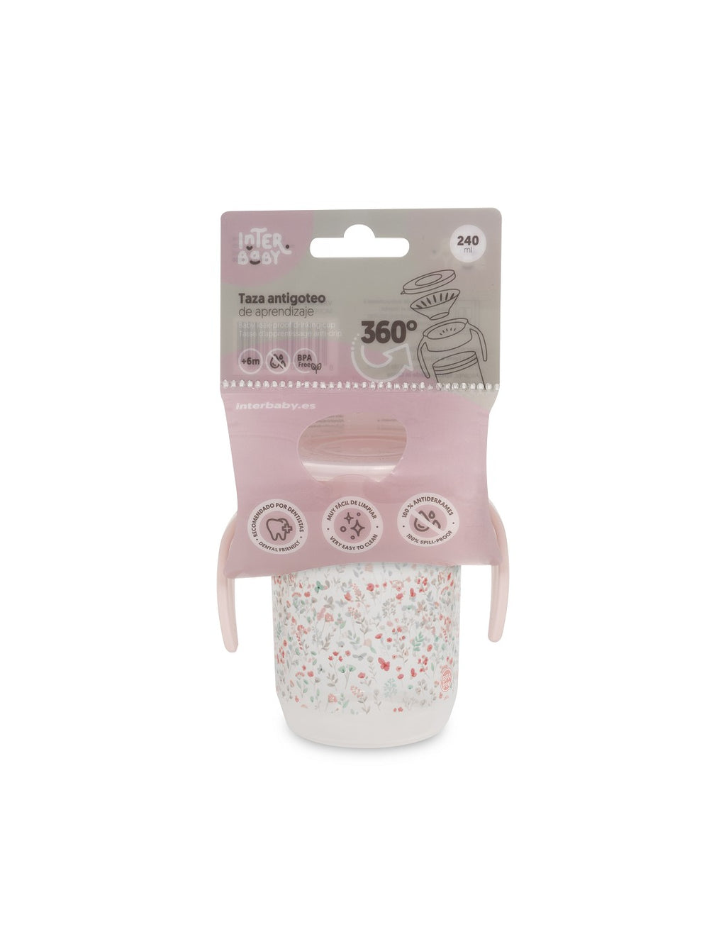 VASO ANTIGOTEO APRENDIZAJE PETALOS DE ROSA