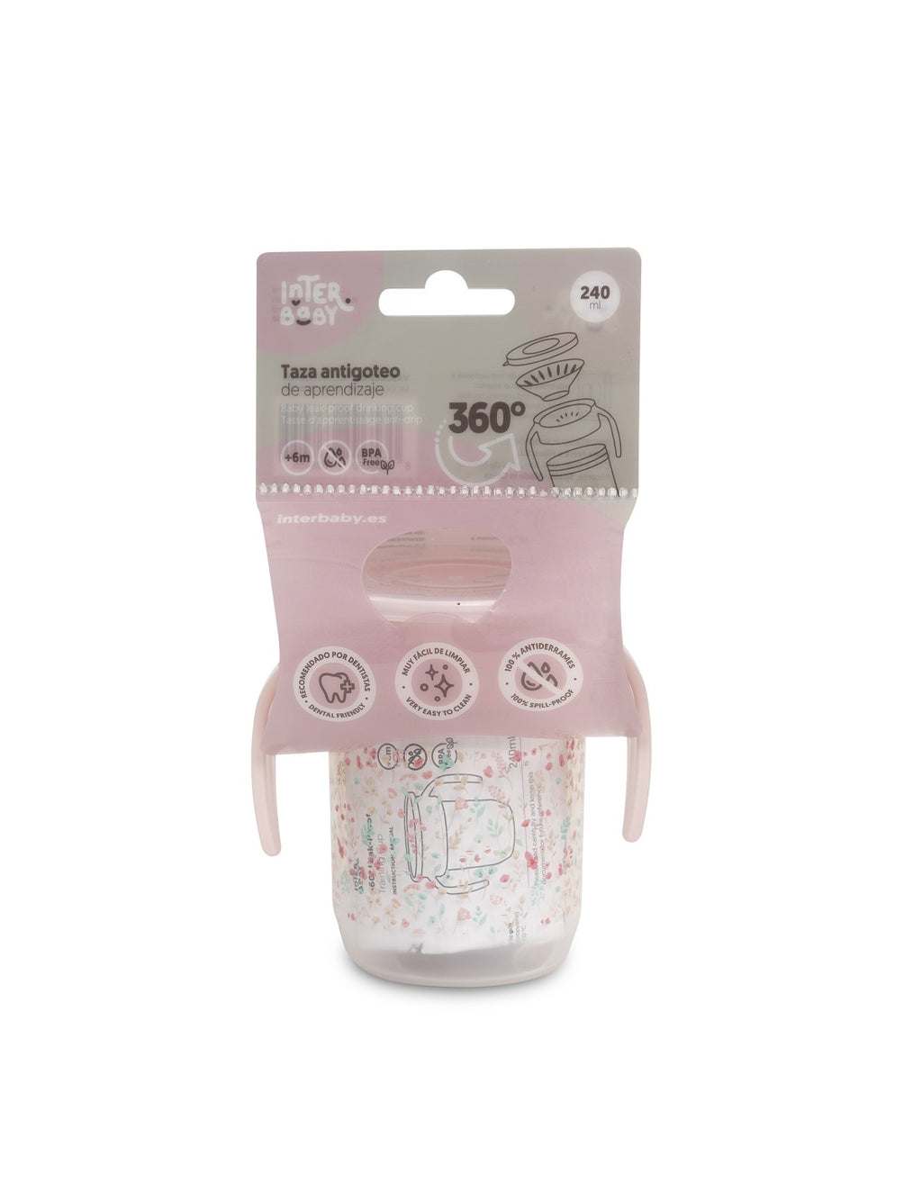 VASO ANTIGOTEO APRENDIZAJE PETALOS DE ROSA
