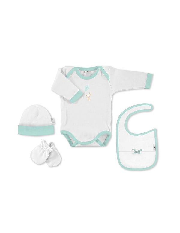 SET DE 4 PIEZAS CONEJO DON ALGODON